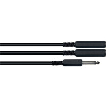 B2F Cavo Y 2x Mono Femmina/1x Jack Mono