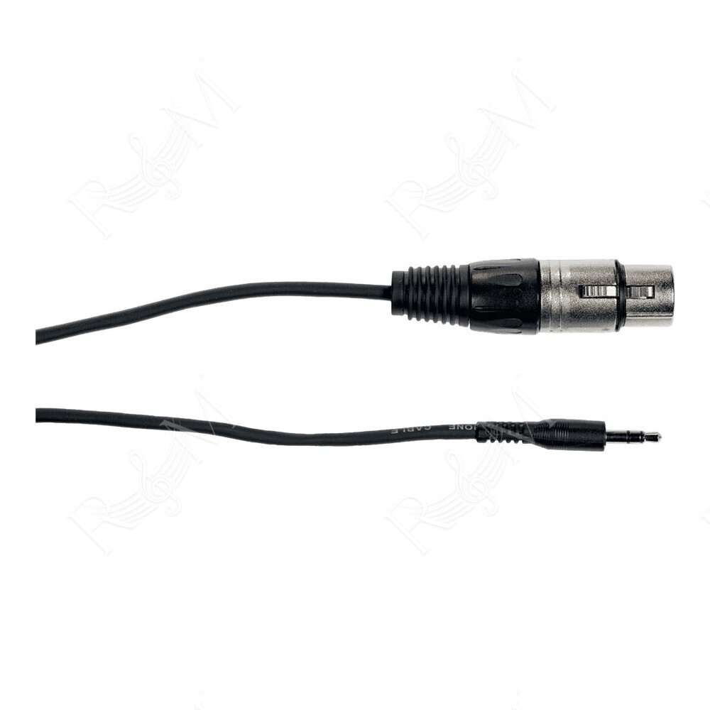 K12-3 Cavo Segnale XLR Femmina/Mini Jack TRS 3 m