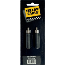 AD08 Adattatore RCA Maschio/Jack Mono Femmina 2 Pcs