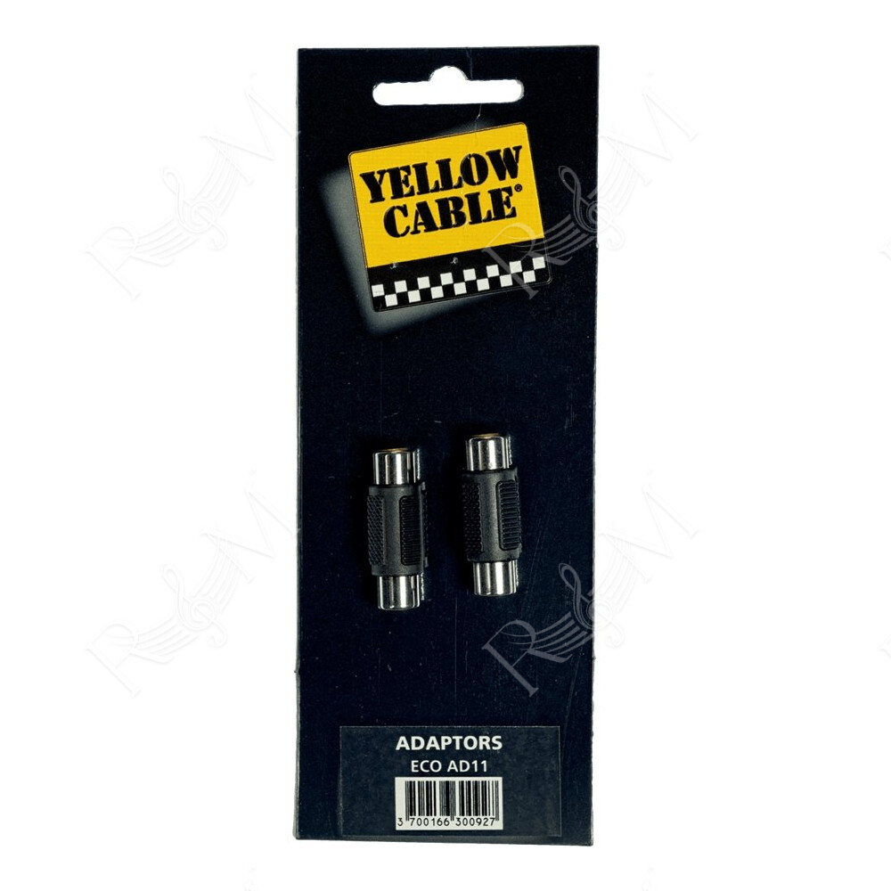 AD11 Adattatore RCA/RCA Femmina 2 Pcs