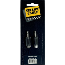 AD16 Adattatore RCA Femmina/Mini Jack Mono Maschio 2 Pcs