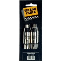 AD20 Adattatore RCA Femmina/XLR Femmina 2 Pcs