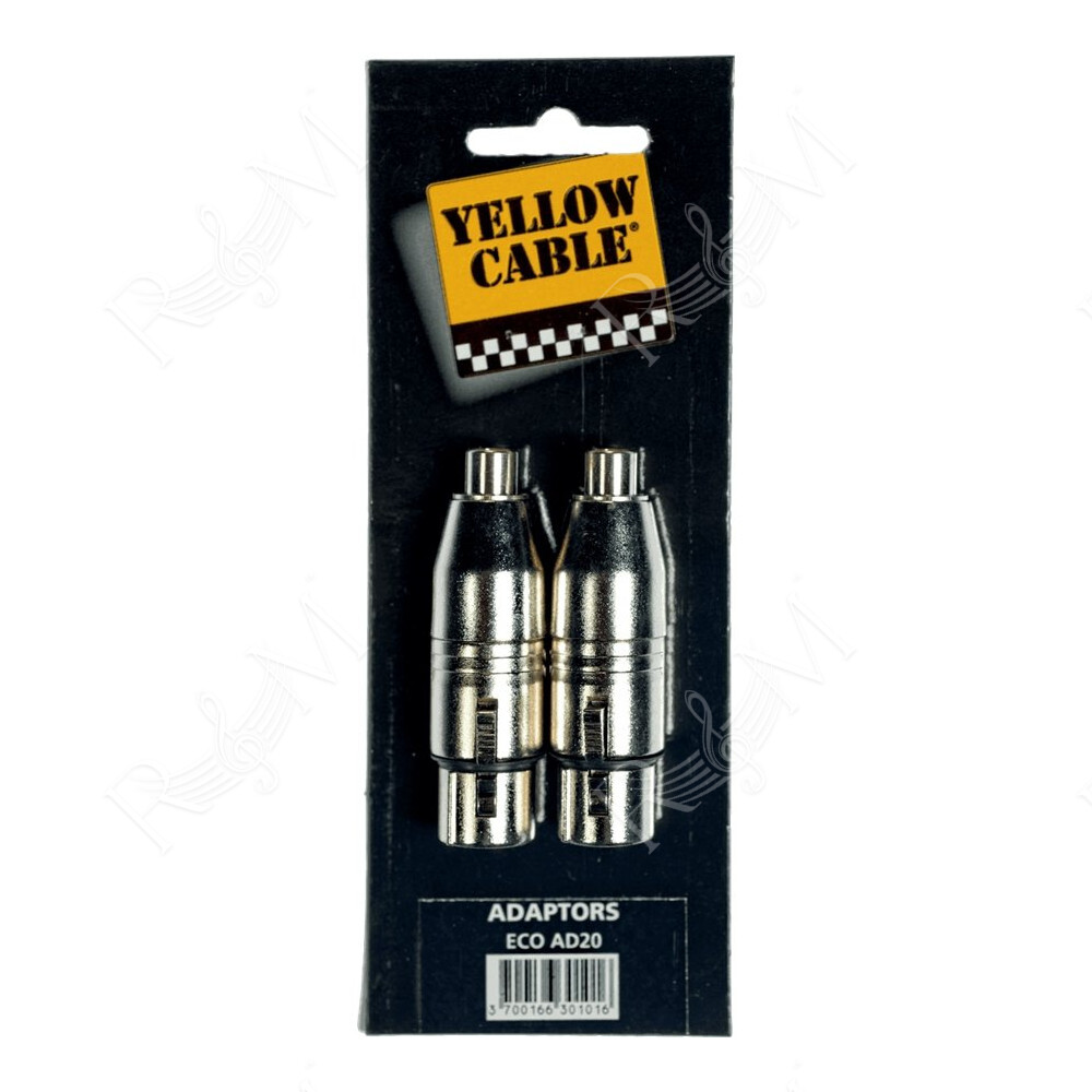 AD20 Adattatore RCA Femmina/XLR Femmina 2 Pcs