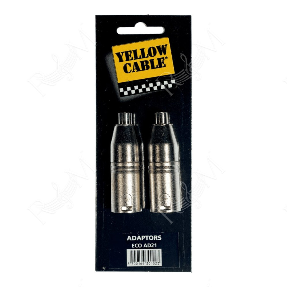 AD21 Adattatore RCA Femmina/XLR Maschio 2 Pcs