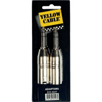 AD27 Adattatore Jack TRS Maschio/XLR Maschio 2 Pcs