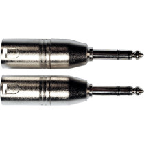 AD27 Adattatore Jack TRS Maschio/XLR Maschio 2 Pcs