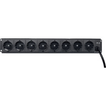 DISPATCH-8 Multipresa 8 Posti da Rack con Interruttori Individuali