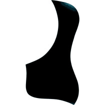 EZ2112B Battipenna Chitarra Acustica Nero