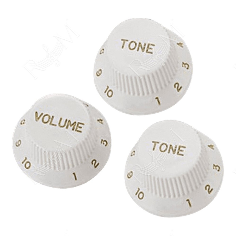 EZ1215W Manopole di regolazione Stratocaster® Style Bianche 3 Pcs