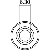 EZ1394C Presa Jack Stratocaster® Style Cromato