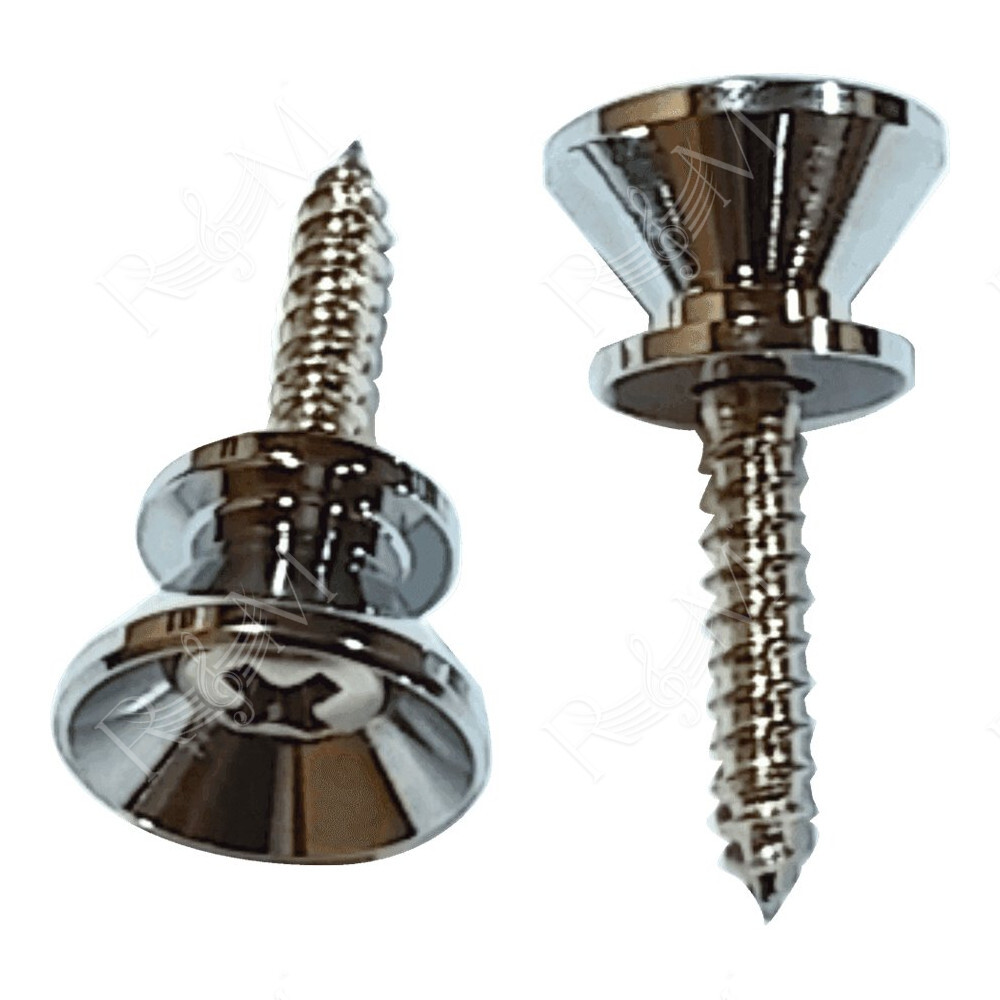 EZ2397C Bottone Tracolla Stratocaster® Style Cromato 2 Pcs