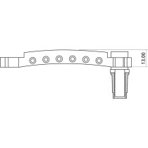 EZ1295C Cordiera Stopbar Les Paul® Style Cromata