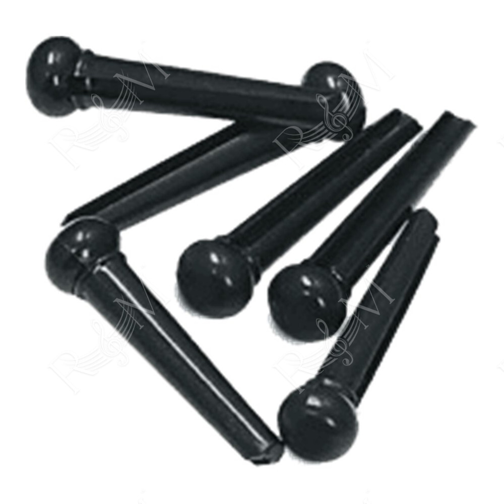 EZ1410B Pin Ponte Chitarra Acustica Neri 6 Pcs