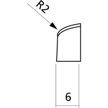 EZ1451 Capotasto Plastica Chitarra Acustica Avorio