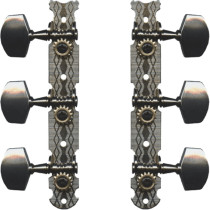 EZ1761N Meccaniche Chitarra Acustica 1+1 Ottone Cromato 2 Pcs