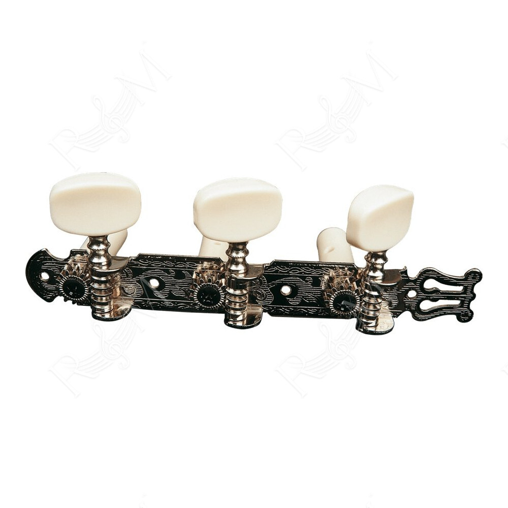 EZ1778N Meccaniche Chitarra Classica 1+1 Cromate Platino 2 Pcs