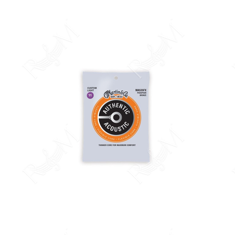 MA535FX Authentic Flexible Core Custom Light Phosphor Bronze 11-52
