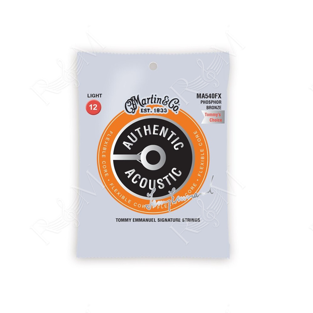 MA540FX Authentic Flexible Core Light - Tommy's Choice Phosphor Bronze 12-54