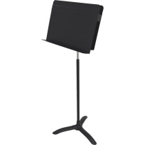 4901 Leggio da Orchestra Nero con Porta Accessori per Direzione