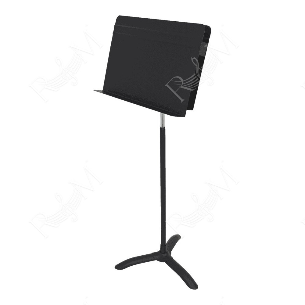 4901 Leggio da Orchestra Nero con Porta Accessori per Direzione
