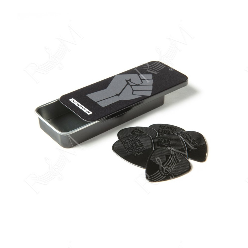 BLMT01 Black Lives Matter Nylon .73 Pick Tin