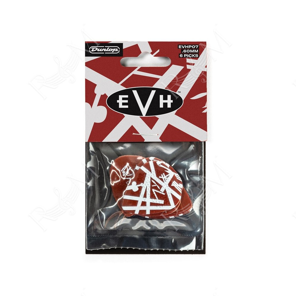 EVHP07 EVH Shark Guitar Plettri Max Grip 0.60 mm 6/Player