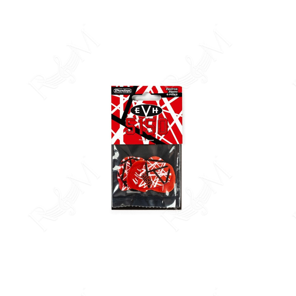 EVHP08 EVH 5150 Plettri Max Grip 0.60 mm 6/Player