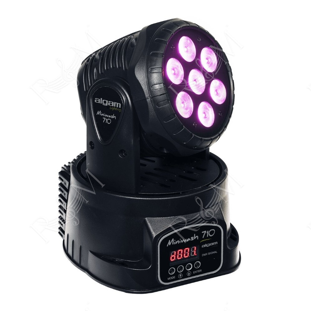 MINIWASH 710 Wash Testa Mobile LED RGBW 7x10W