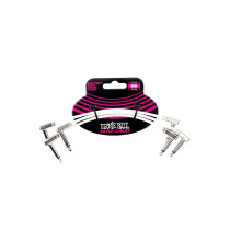 6385 Flat Ribbon Patch Cable White 15.24cm 3Pk