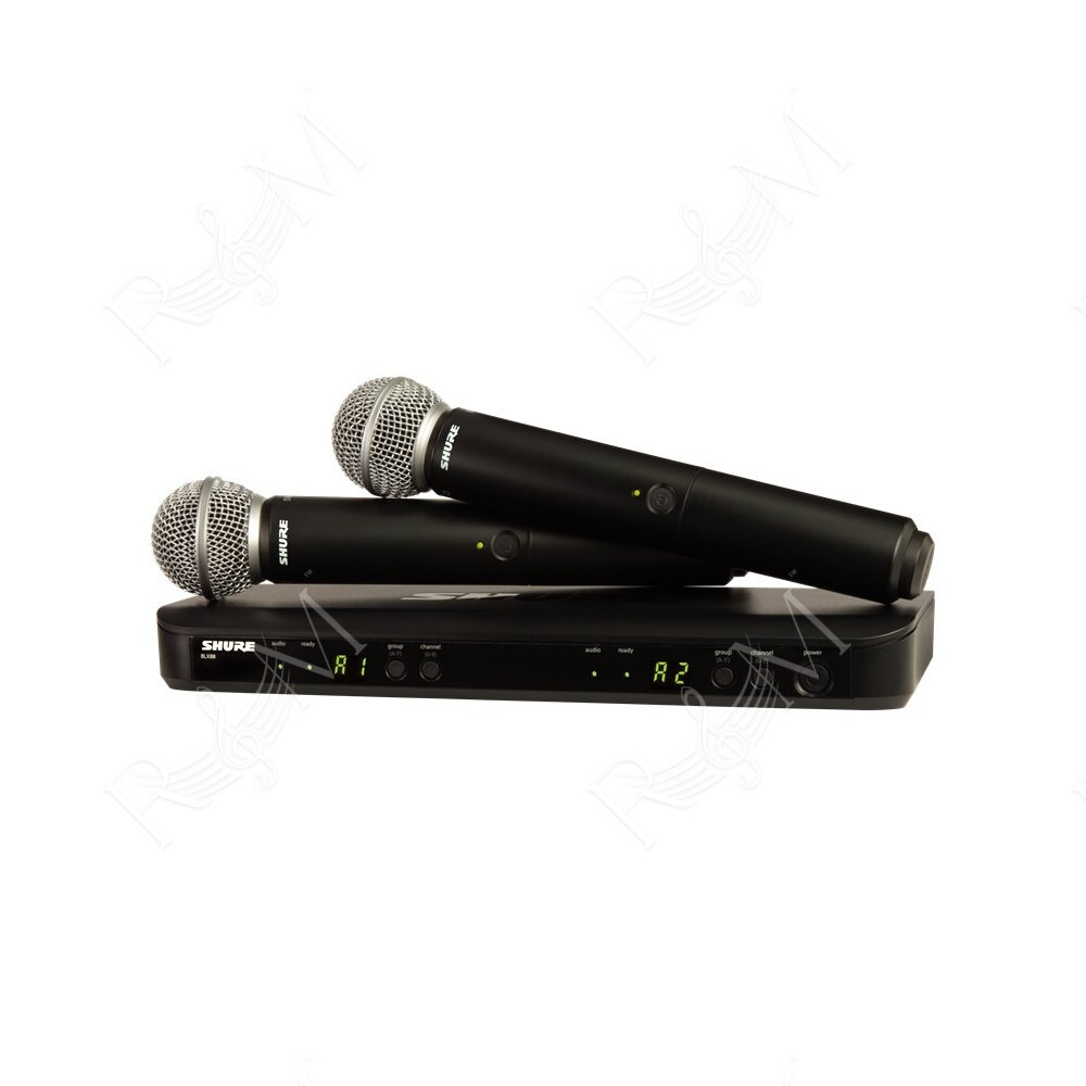 BLX288E-SM58 Ricevitore, 2x trasmettitori a gelato, 2x SM58. (M17)