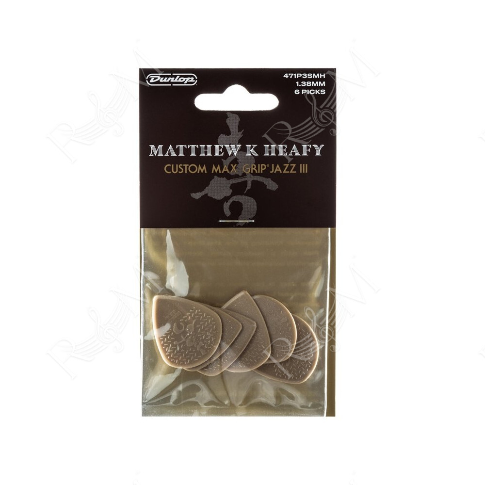 471P3SMH Matt Heafy Max Grip Jazz Player's Pack/6