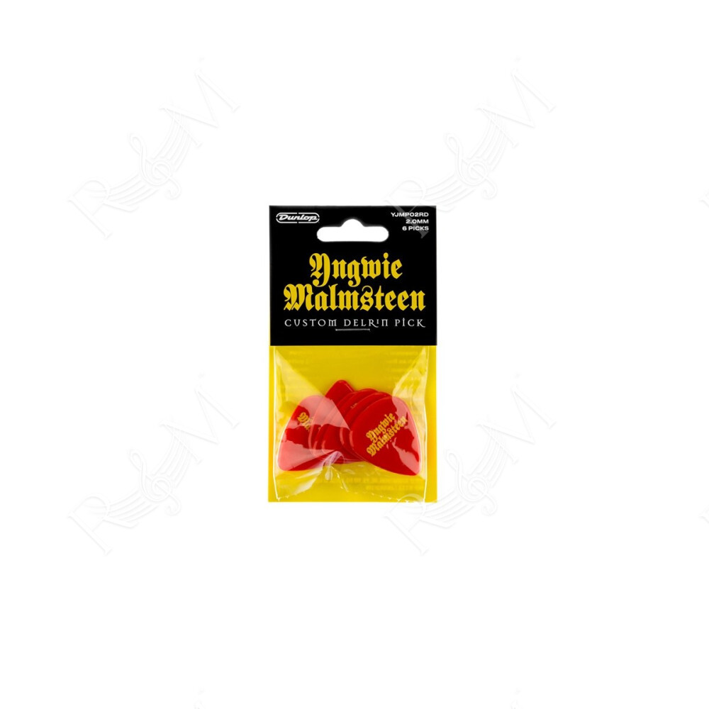 YJMP02RD Malmsteen Custom Delrin Pick 2.0 mm 6pc