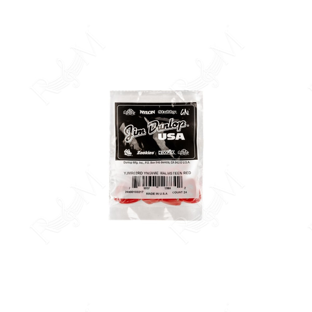 YJMR02RD Malmsteen Custom Delrin Pick 2.0 mm 24pc