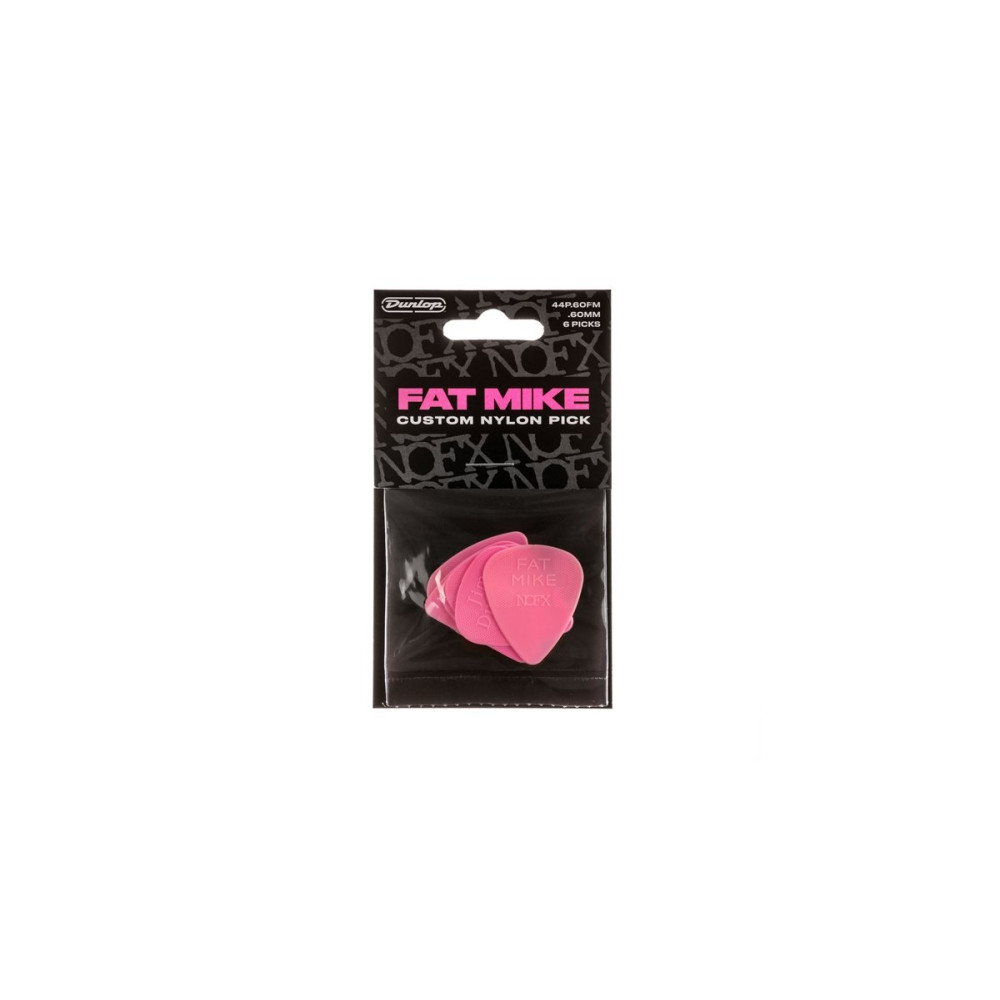 44P060FM Fat Mike Custom Nylon Pick 6pc
