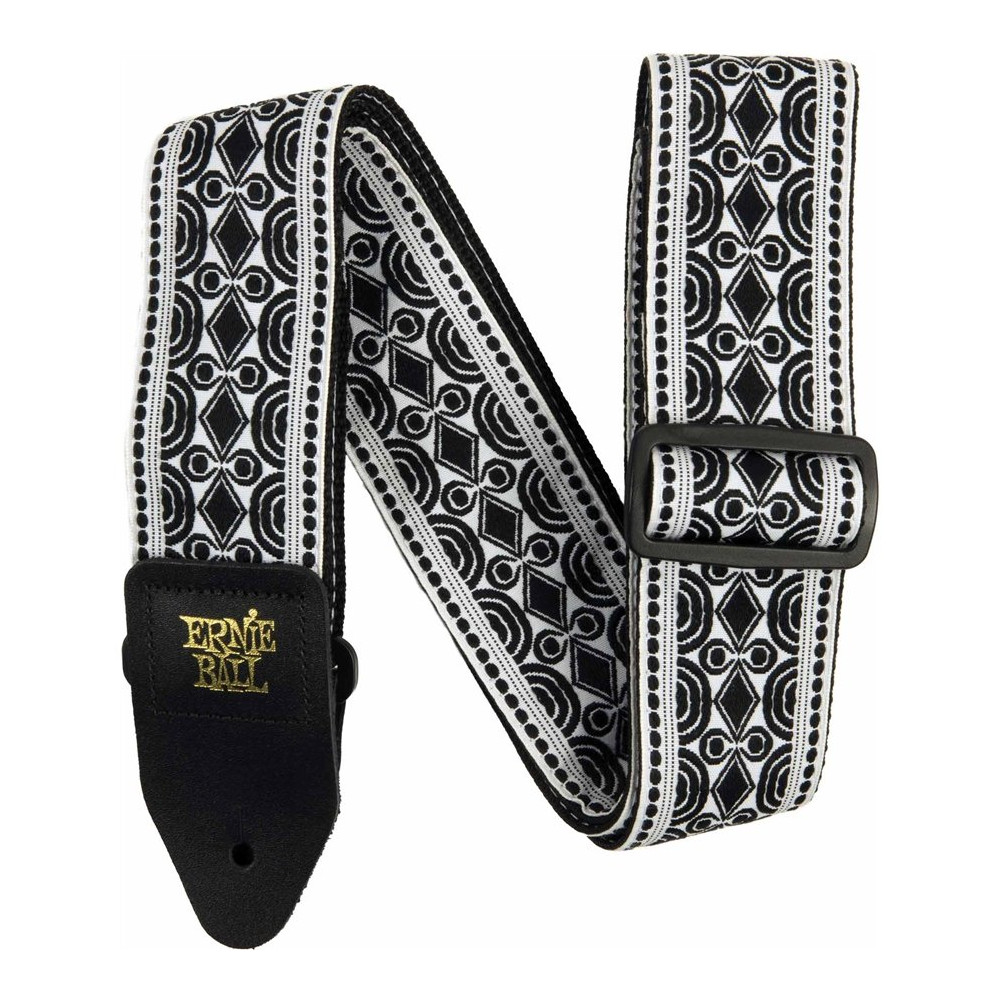 5319 Beatnik Black Jacquard Strap
