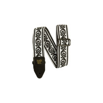 5342 Black Vine Jacquard Strap