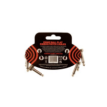 6401 Flat Ribbon Patch Cable Red 7,62cm 3-Pk