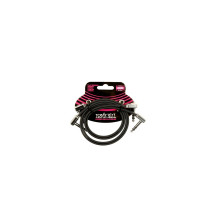 6406 Flat Ribbon Stereo Patch Cable 60,96cm 2-Pk