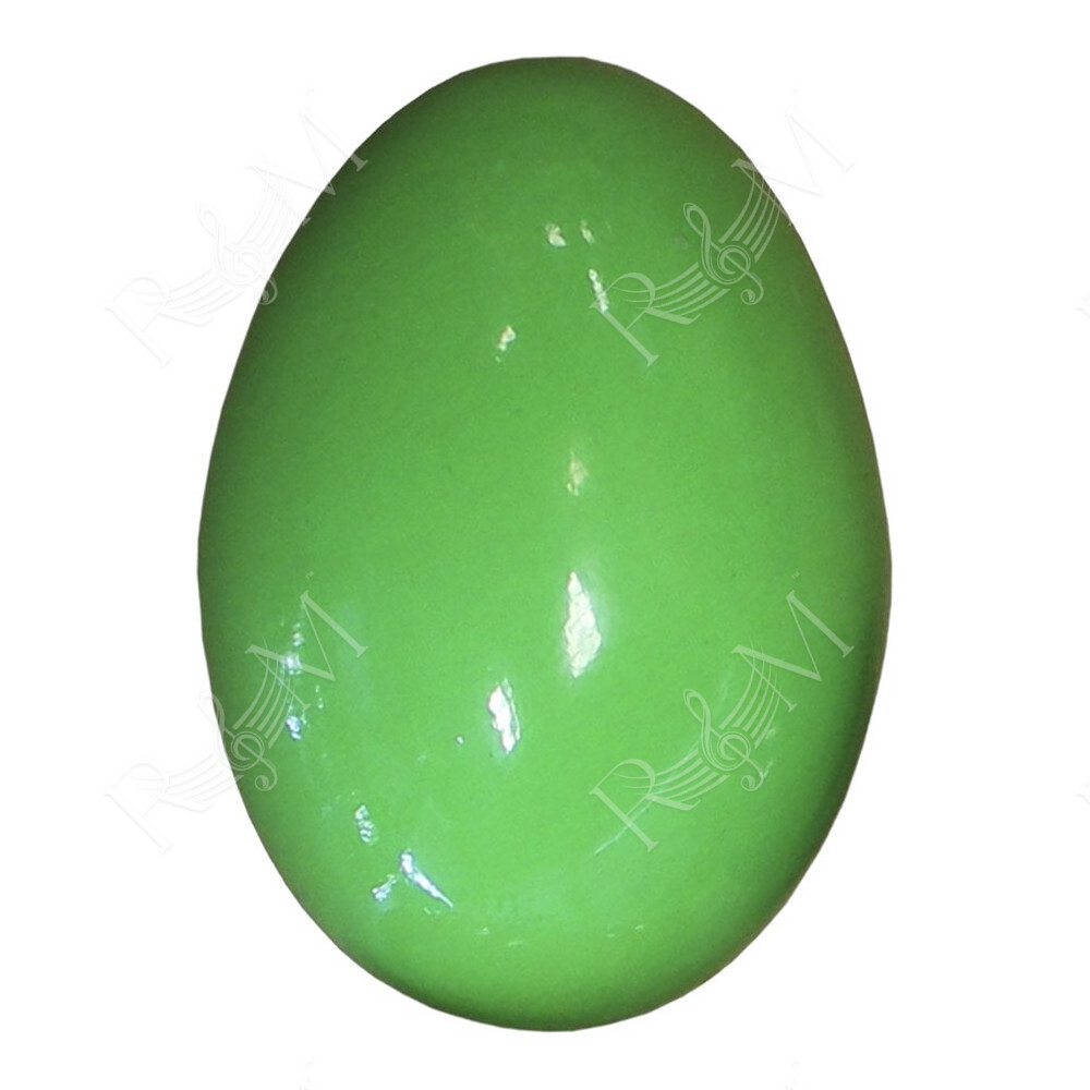 SHAK-11-VERT Shaker in plastica a forma di Uovo - Verde