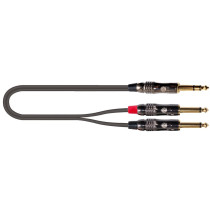 ITST/JS2JM-3 Cavo Jack 6.3 TRS Stereo / 2x Jack 6.3 TS Mono 3 mt