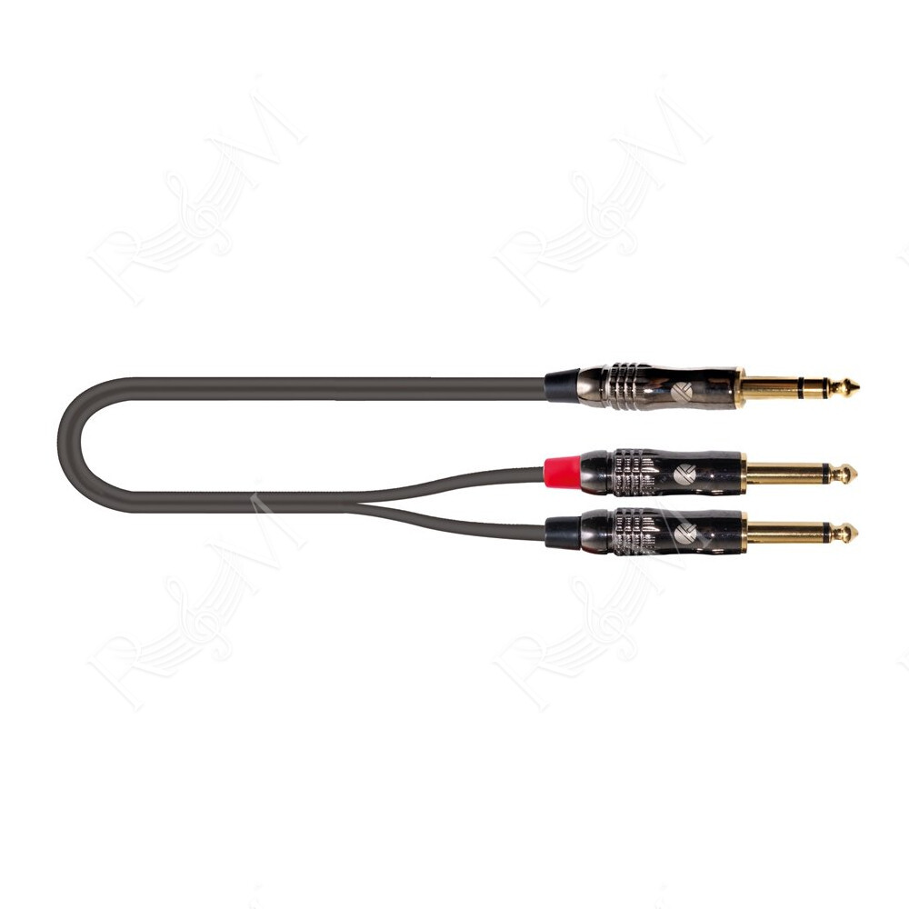 ITST/JS2JM-3 Cavo Jack 6.3 TRS Stereo / 2x Jack 6.3 TS Mono 3 mt
