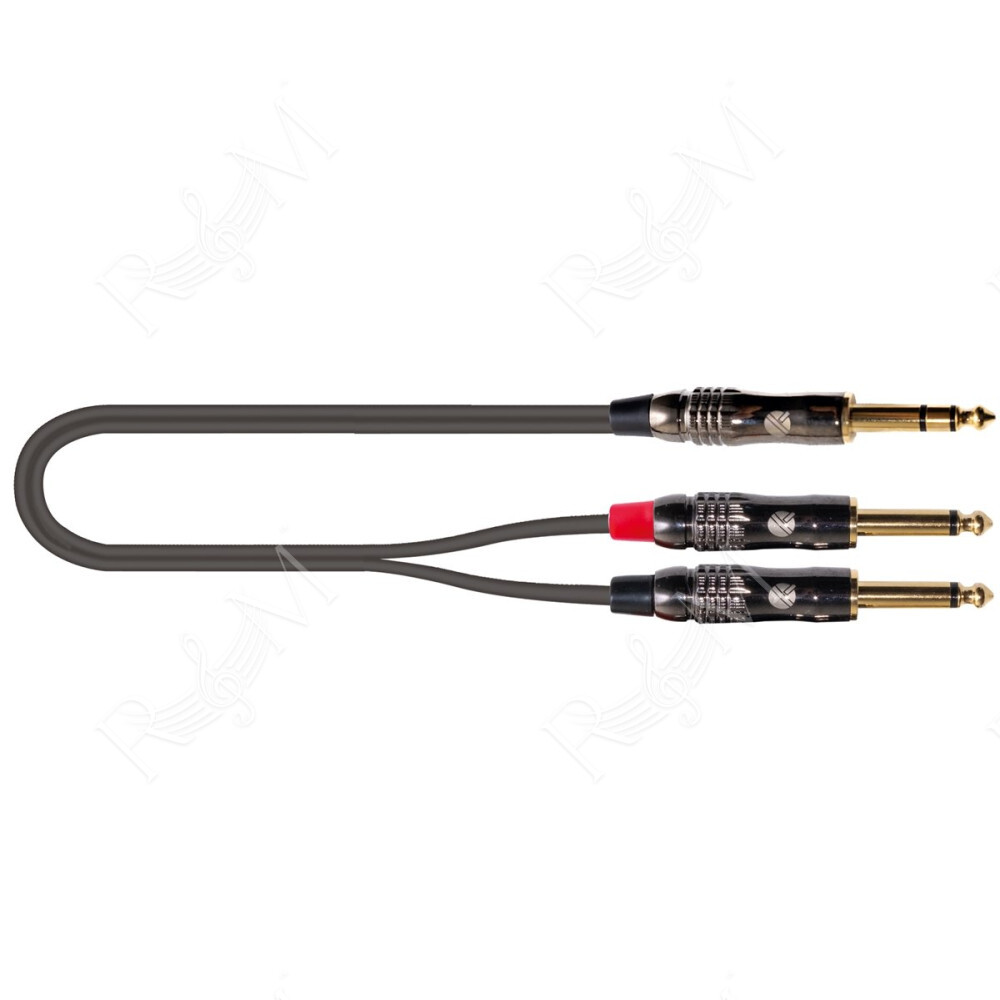 ITST/JS2JM-2 Cavo Jack 6.3 TRS Stereo / 2x Jack 6.3 TS Mono 2 mt