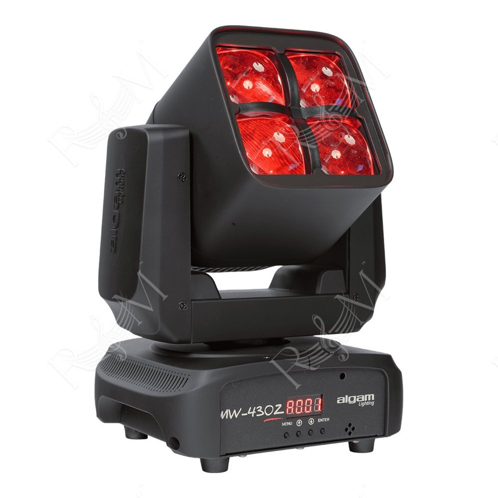MW430Z Wash Testa Mobile Led 4x30W RGBW + Zoom