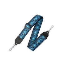 M10HT-04 Tracolla per banjo Jacquard Blue 2"