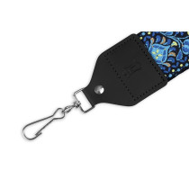 M10HT-04 Tracolla per banjo Jacquard Blue 2"
