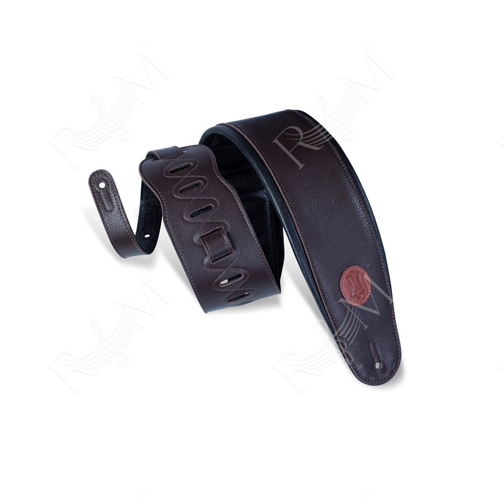 MSS2-4-DBR Tracolla per basso in pelle Signature Dark Brown 4 1/2"