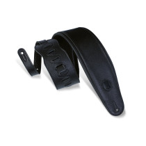 MSSB2-4-BLK Tracolla per basso in pelle Signature Black On Black 4 1/2"