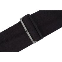 MSSBC4-BLK Tracolla per basso in cotone Black On Black 3"