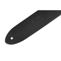 M12-BLK Tracolla in pelle pieno fiore Black 2"