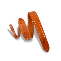 M12TTV-TAN Tracolla in pelle conciata al vegetale Tiger Tooth 2"